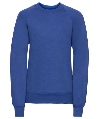 Sudadera infantil de manga ragln | Azul Real Brillante