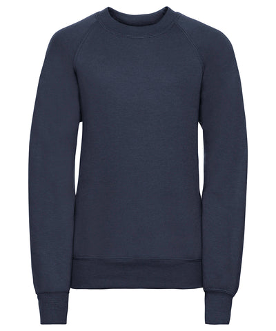 Sudadera infantil de manga ragln | Azul Marino Francs