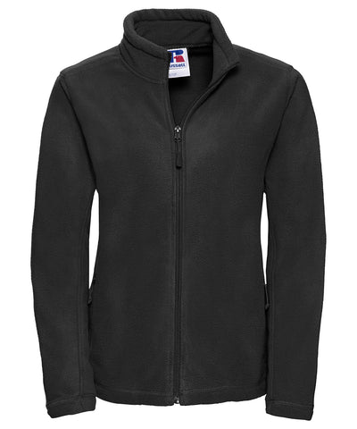Forro polar de exterior con cremallera completa para mujer | Negro