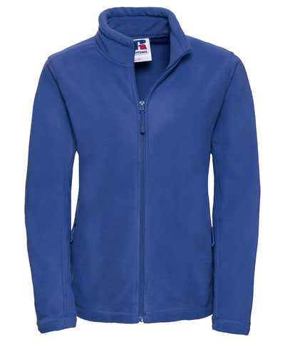 Forro polar de exterior con cremallera completa para mujer | Azul Real Brillante