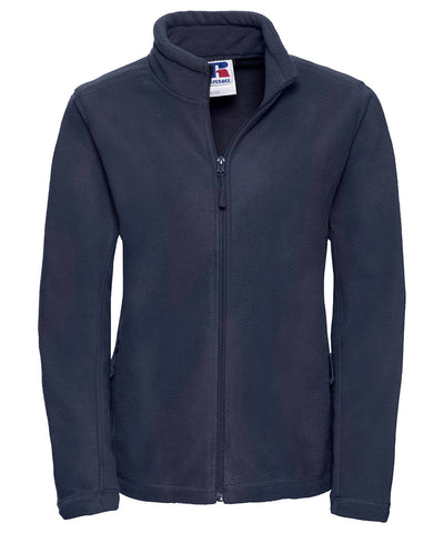 Forro polar de exterior con cremallera completa para mujer | Azul Marino Francs