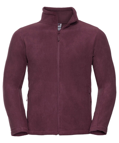 Forro polar outdoor con cremallera completa | Burdeos