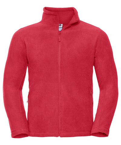 Forro polar outdoor con cremallera completa | Rojo Clsico