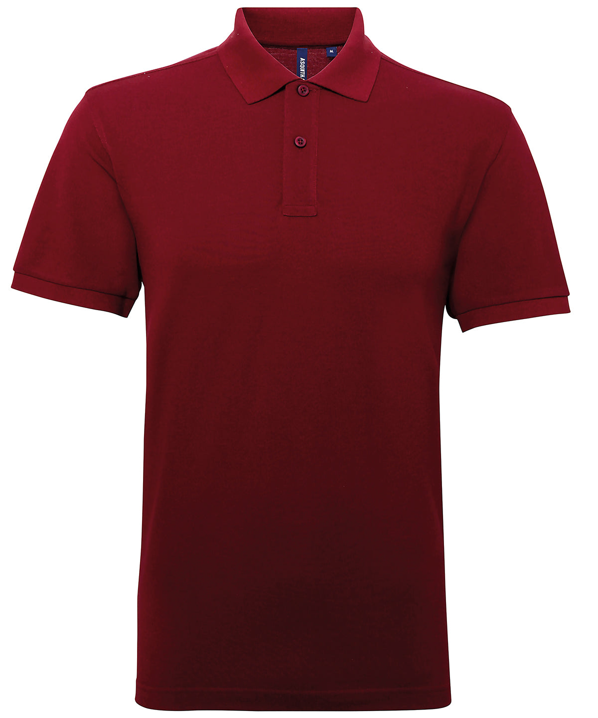 Polo de mezcla de polialgodn para hombre | Burdeos