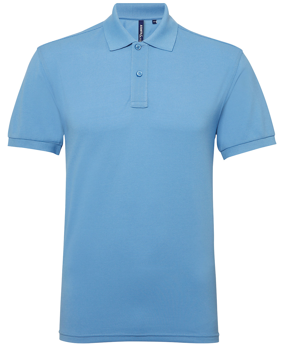 Polo de mezcla de polialgodn para hombre | Azul Aciano