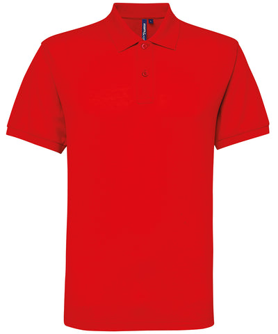 Polo de mezcla de polialgodn para hombre | Rojo Brillante