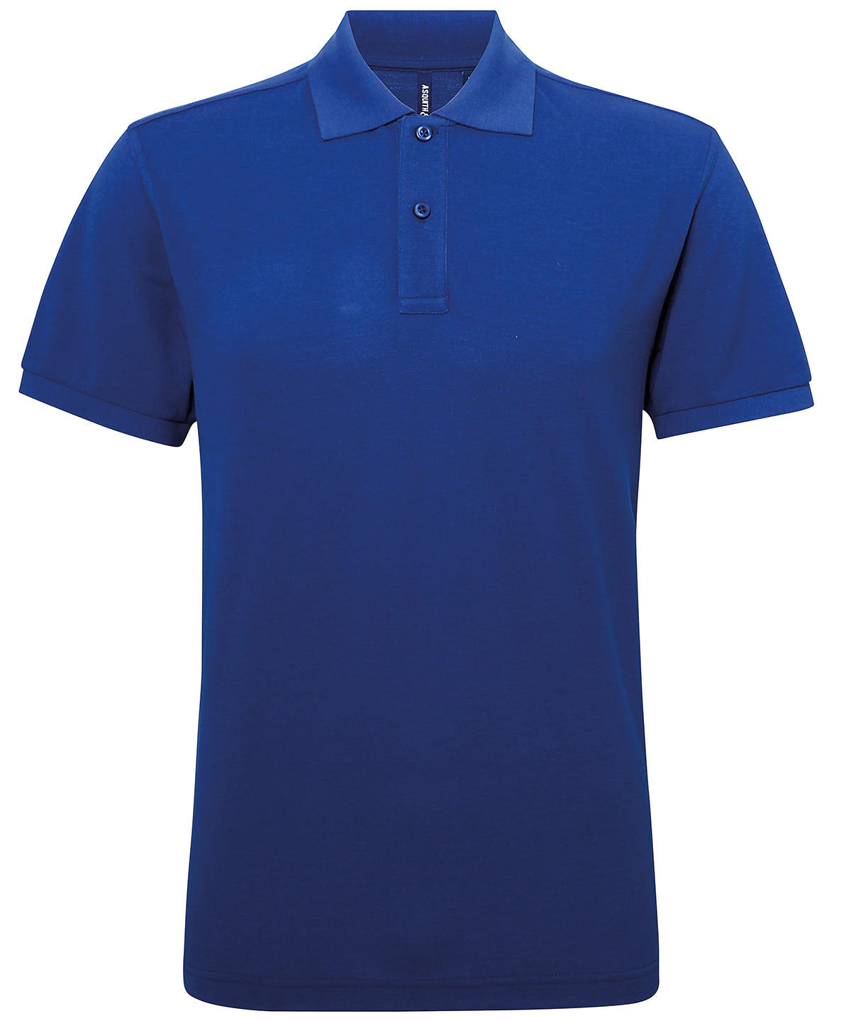 Polo de mezcla de polialgodn para hombre | Azul Verdadero