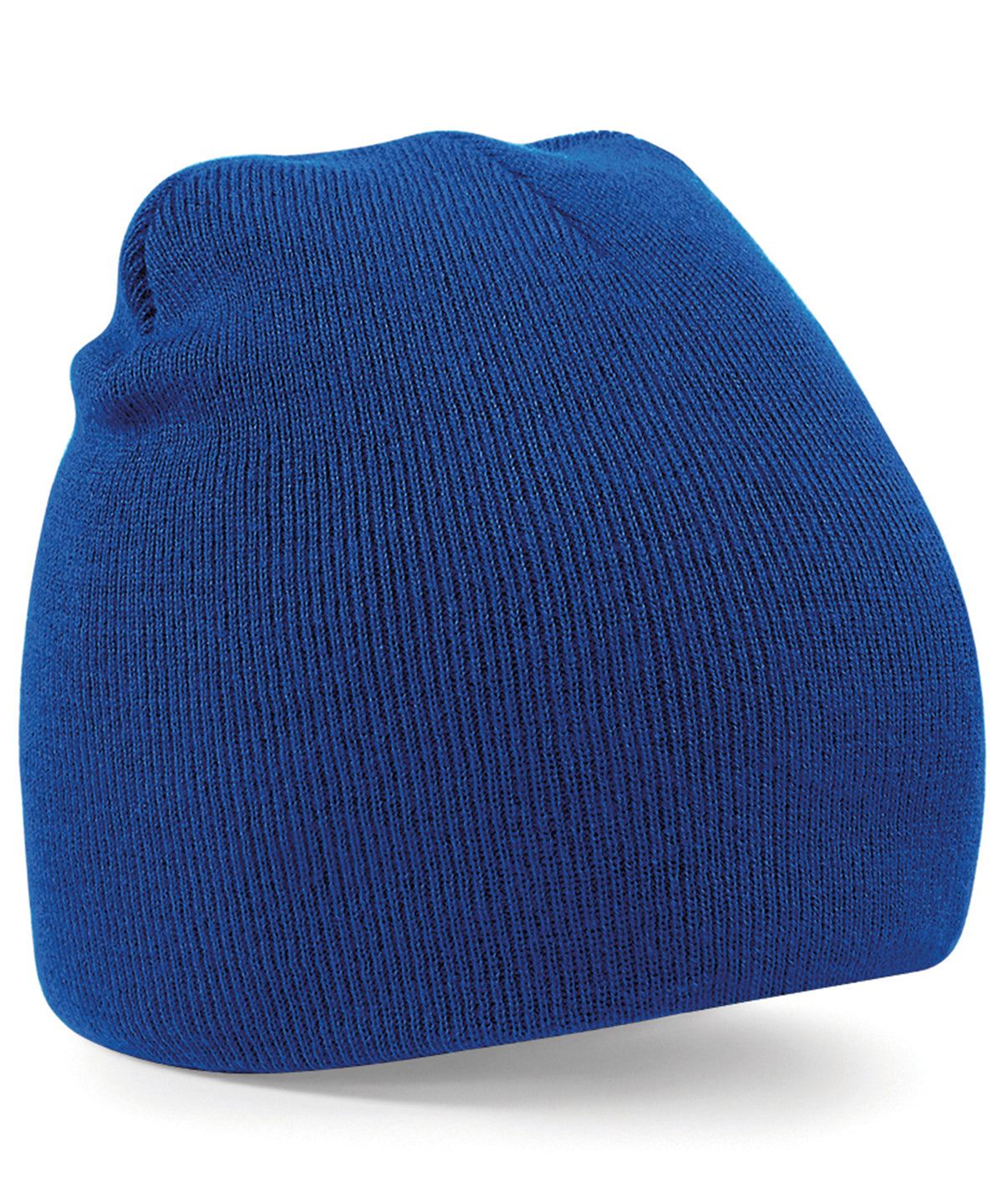 Gorro de punto de dos tonos | Azul Real Brillante
