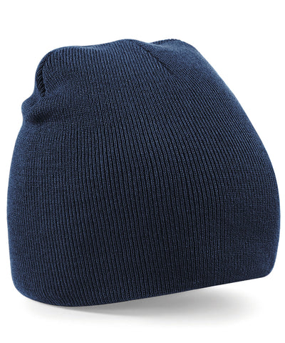 Gorro de punto de dos tonos | Azul Marino Francs