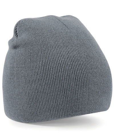 Gorro de punto de dos tonos | Gris Grafito