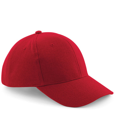 Gorra de algodn cepillado pesado de estilo profesional | Rojo Clsico