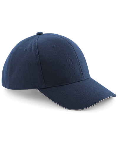 Gorra de algodn cepillado pesado de estilo profesional | Azul Marino/Piedra