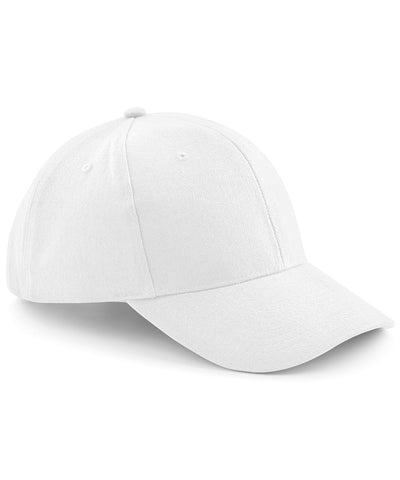 Gorra de algodn cepillado pesado de estilo profesional | Blanco