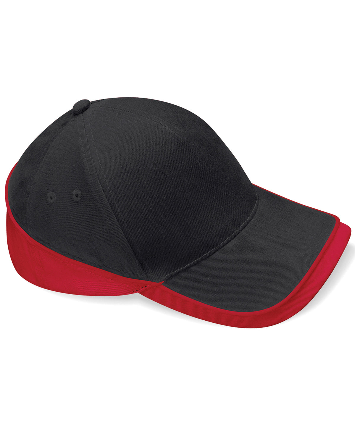 Gorra de competicin para equipo | Negro/Rojo Clsico