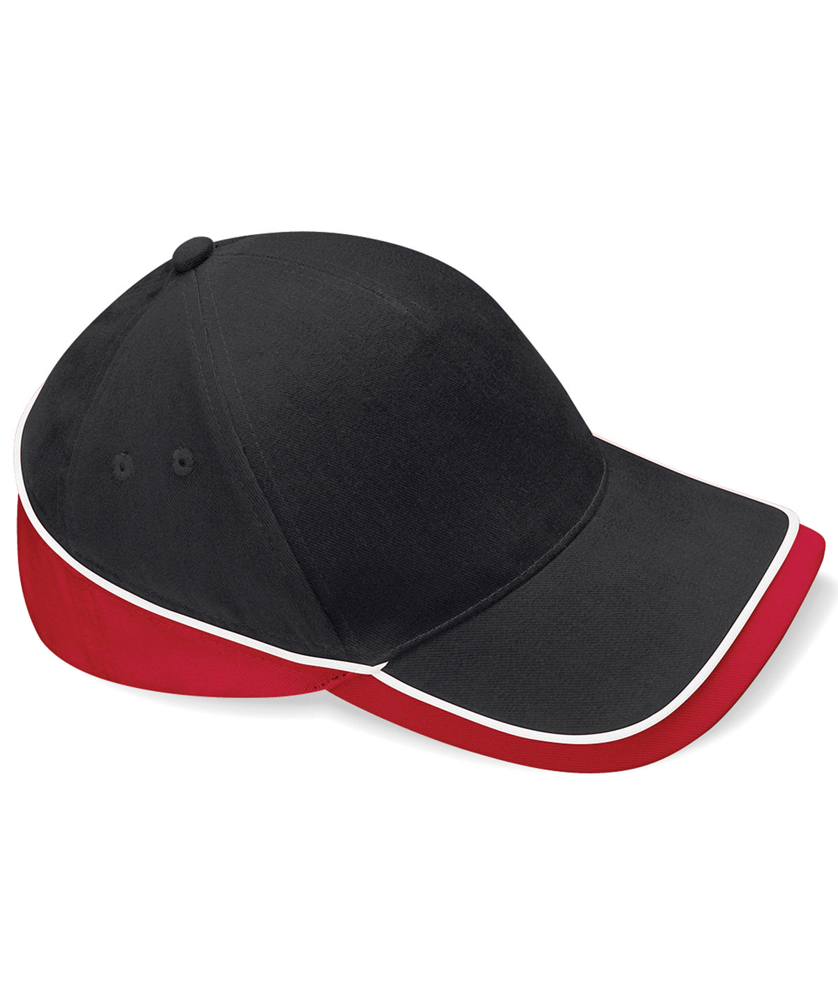 Gorra de competicin para equipo | Negro/Rojo Clsico/Blanco