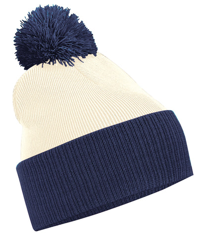 Gorro de dos tonos Snowstar® | Blanco Roto/Azul Marino Francs