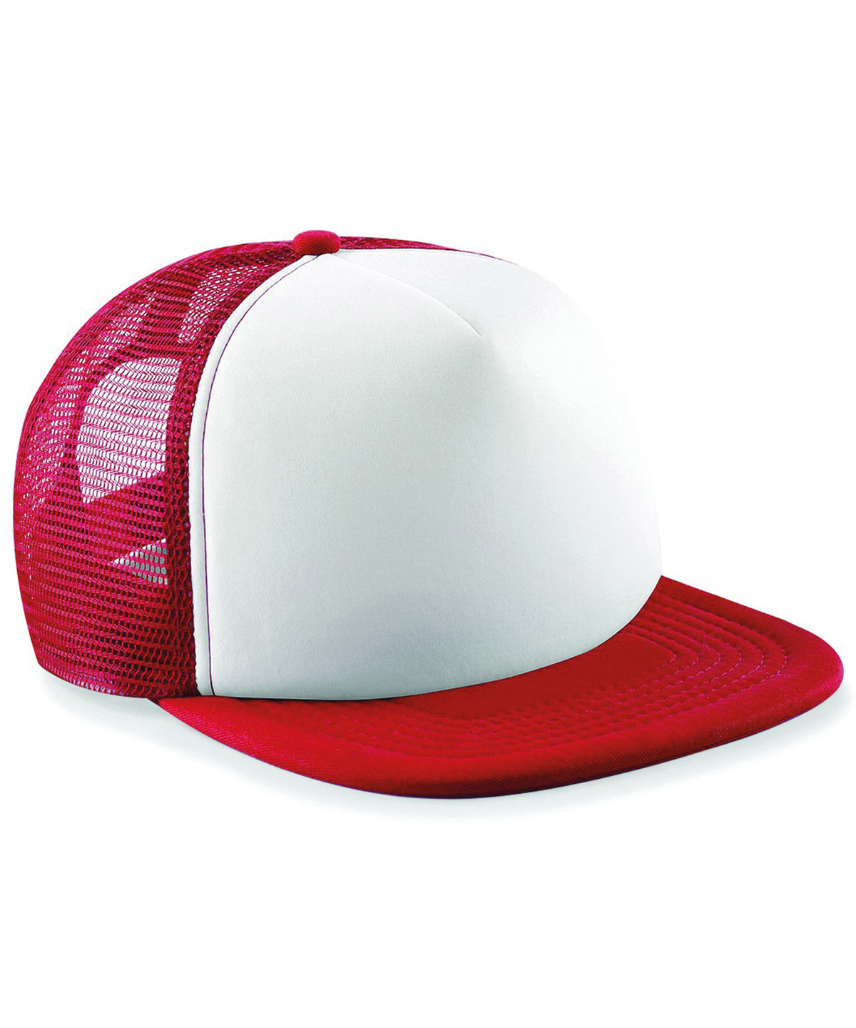Gorra trucker vintage de snapback | Rojo Clsico/Blanco
