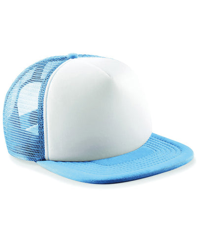 Gorra trucker vintage de snapback | Azul Cielo/Blanco