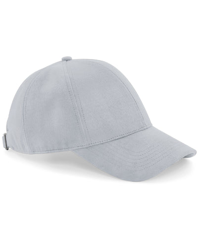 Gorra de seis paneles de ante sinttico | Gris Claro