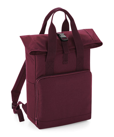 Mochila con doble asa y cierre enrollable | Burdeos