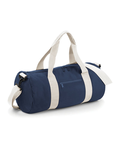 Bolso de barril original | Azul Marino/Blanco Roto