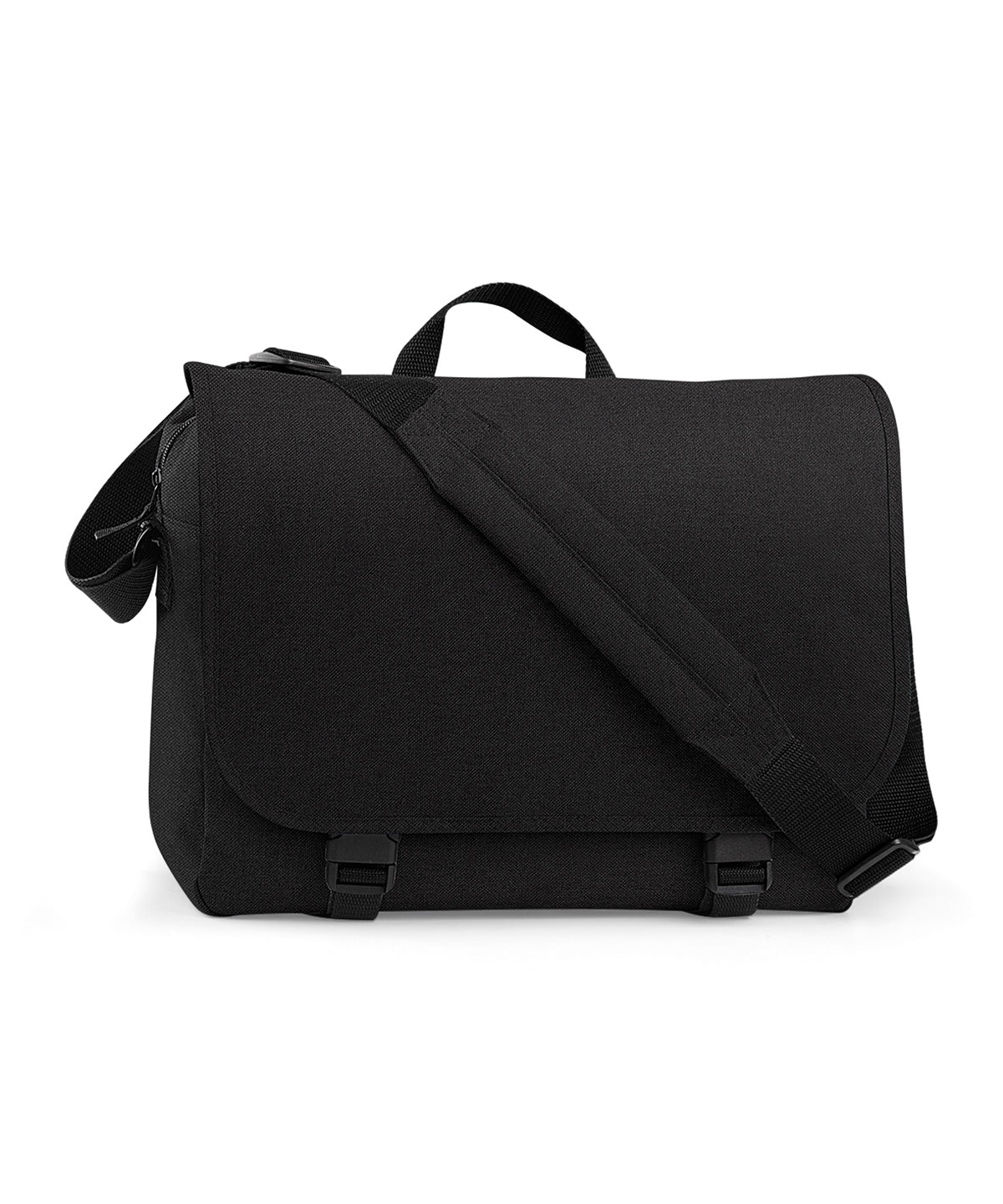 Bolso mensajero digital bicolor | Negro
