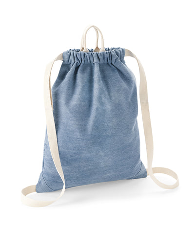 Saco de gimnasio de mezclilla | Denim Claro