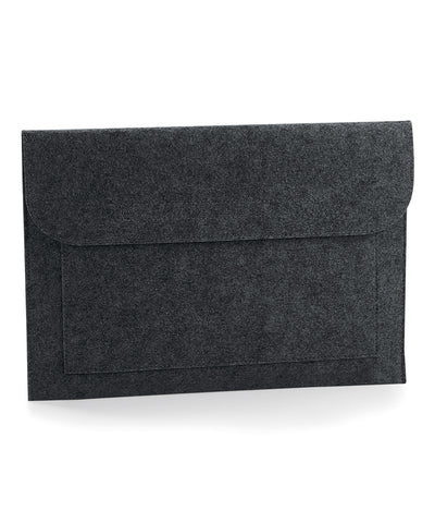 Funda de fieltro para porttil/documentos | Gris Carbn