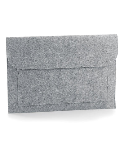 Funda de fieltro para porttil/documentos | Gris Jaspeado