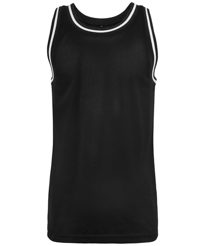 Top de malla | Negro/Blanco