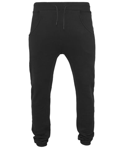 Pantalones de chndal de tiro profundo pesados | Negro