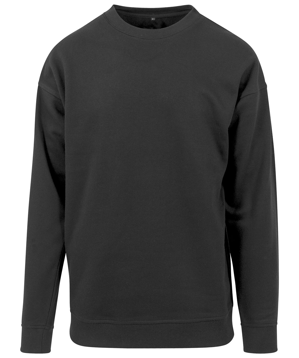 Cuello redondo sudadera | Negro