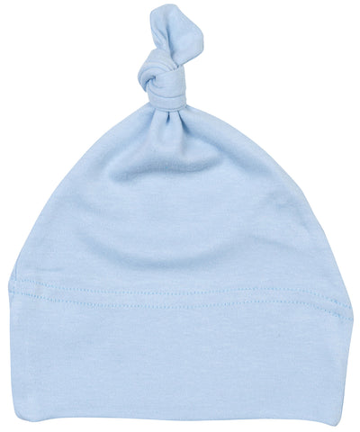 Gorro de beb con un nudo | Azul Polvoriento