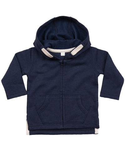 Sudadera con capucha con cremallera para beb | Azul Marino - Azul Profundo