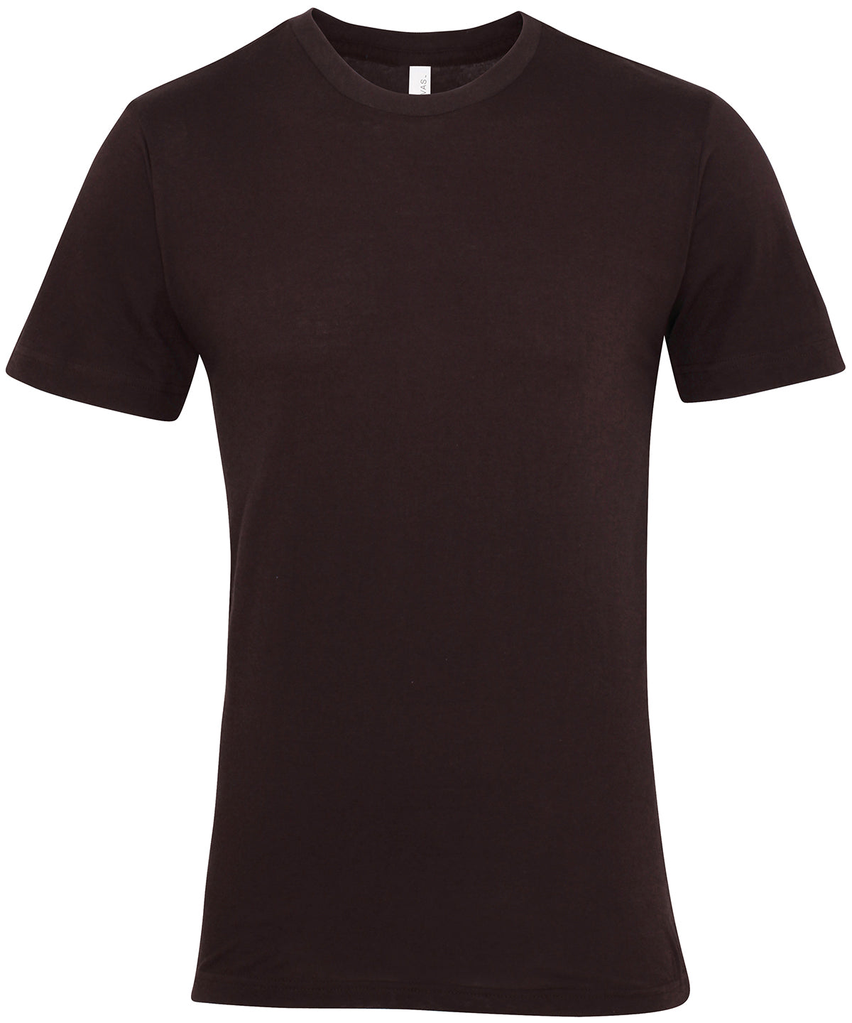 Camiseta unisex de cuello redondo de jersey | Marrn