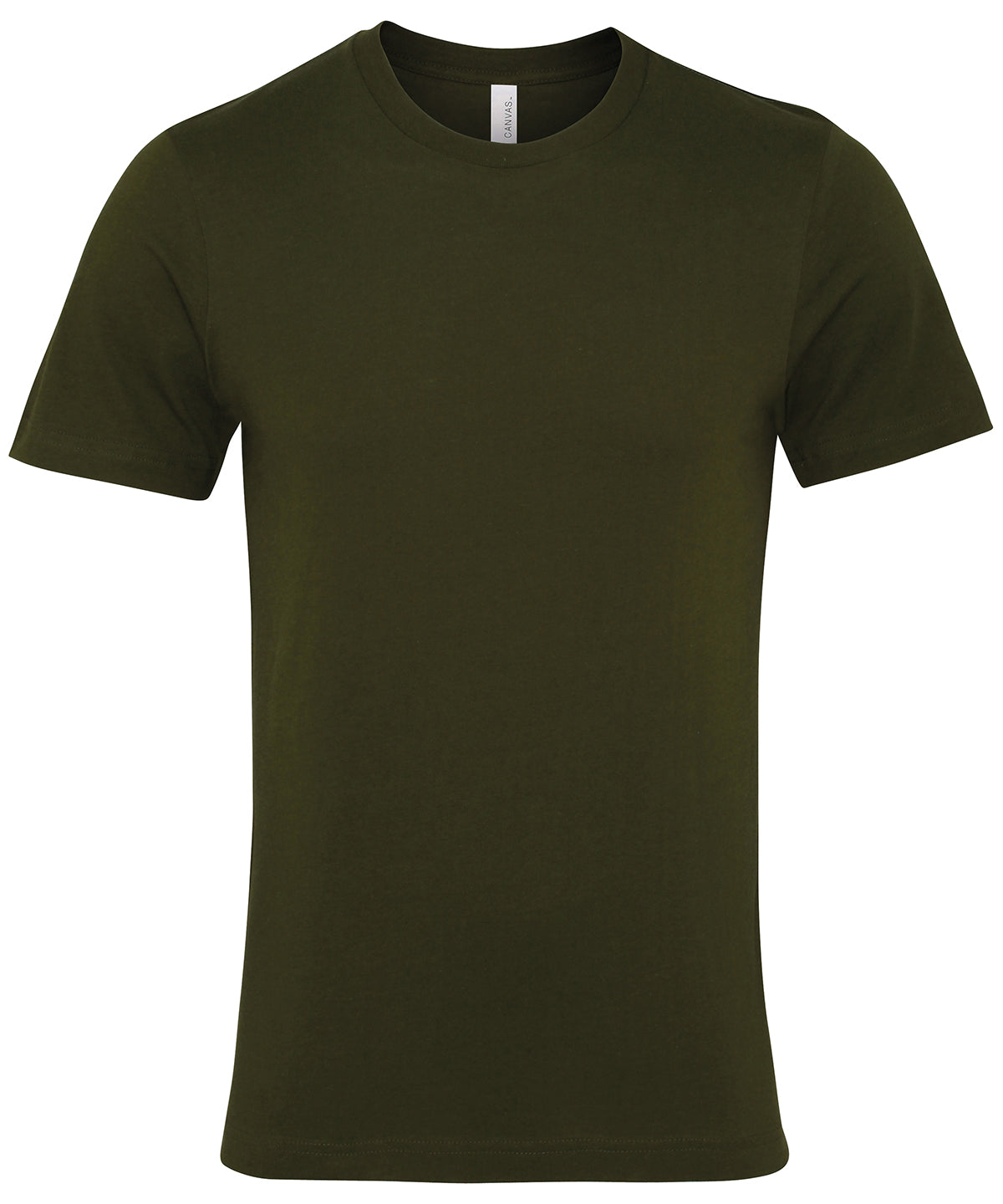 Camiseta unisex de cuello redondo de jersey | Verde Oliva