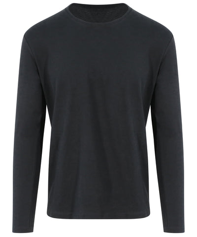 Camiseta de manga larga orgnica Erawan | Negro Profundo