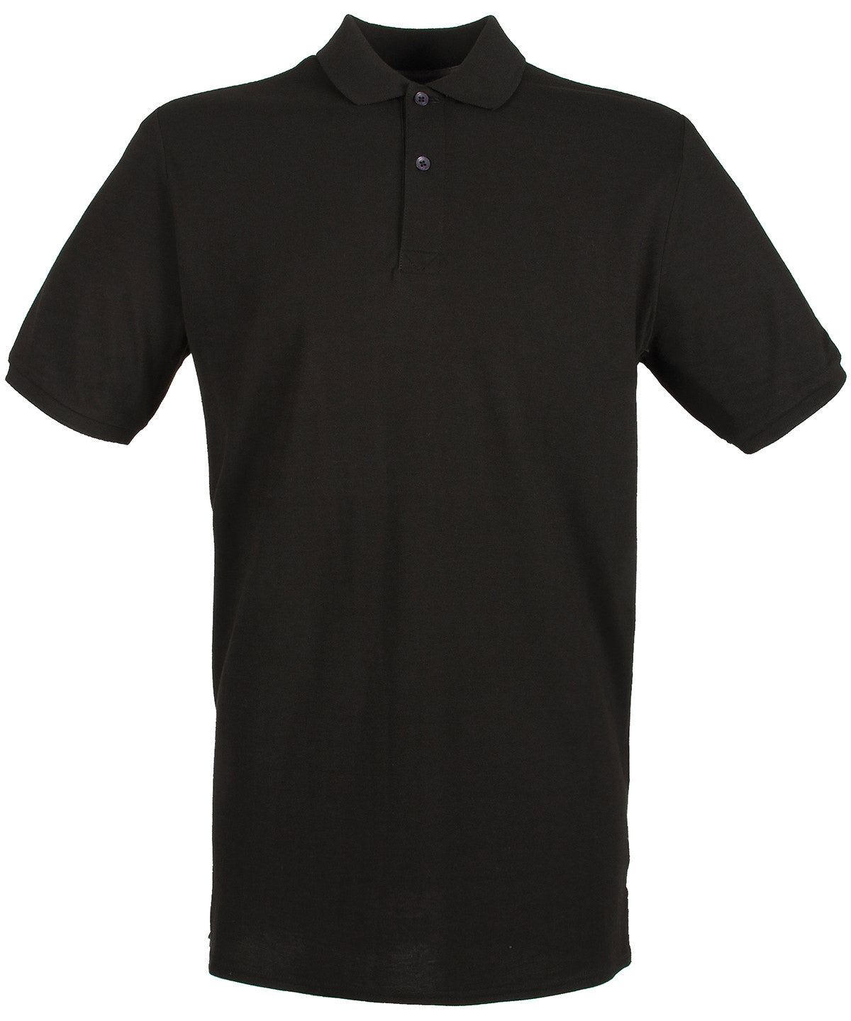 Camisa polo de piqu microfino | Negra Intenso