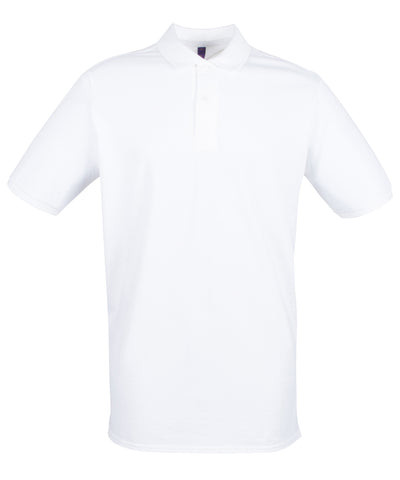 Camisa polo de piqu microfino | Blanco - Marfil