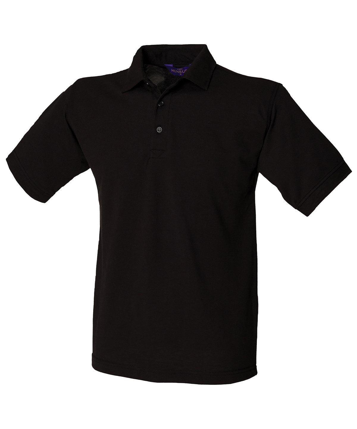Camisa polo piqu clsica 65/35 | Negra Intenso