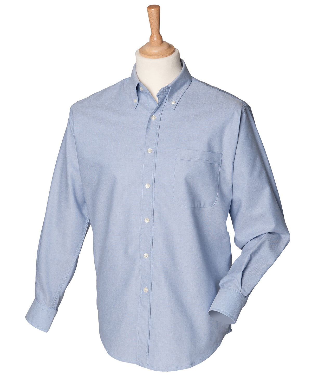 Camisa Oxford clsica de manga larga | Azul