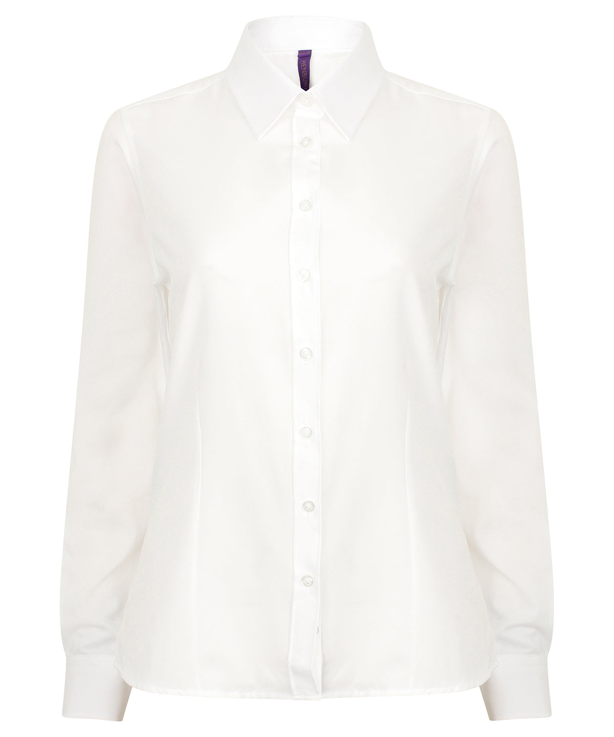 Camiseta de manga larga para mujer con tecnologa de absorcin de humedad y antibacteriana | Blanco