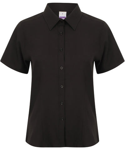 Camiseta de manga corta para mujer con tecnologa de absorcin de humedad y antibacteriana | Negro
