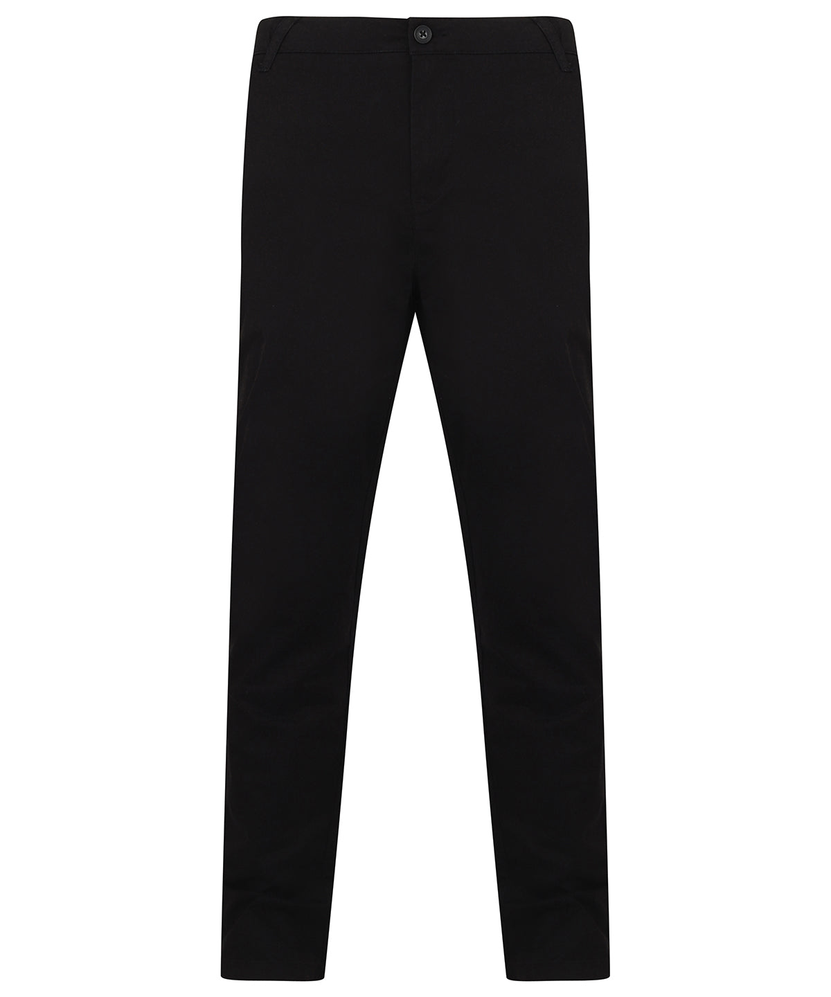 Stretch chinos with flex waistband | Black