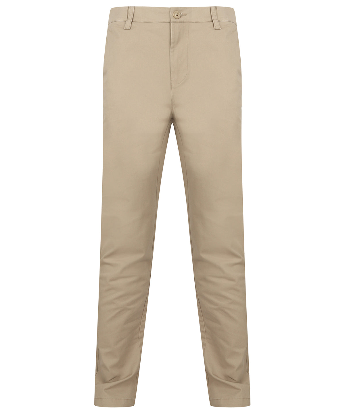 Stretch chinos with flex waistband | Stone