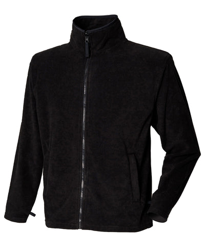 Chaqueta de microfelpa | Negra Intenso