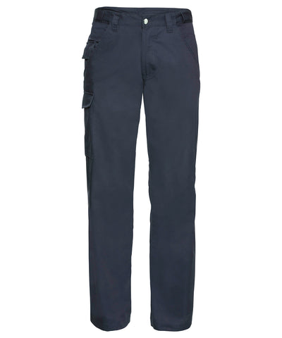 Pantalones de trabajo de sarga de polialgodn | Azul Marino Francs