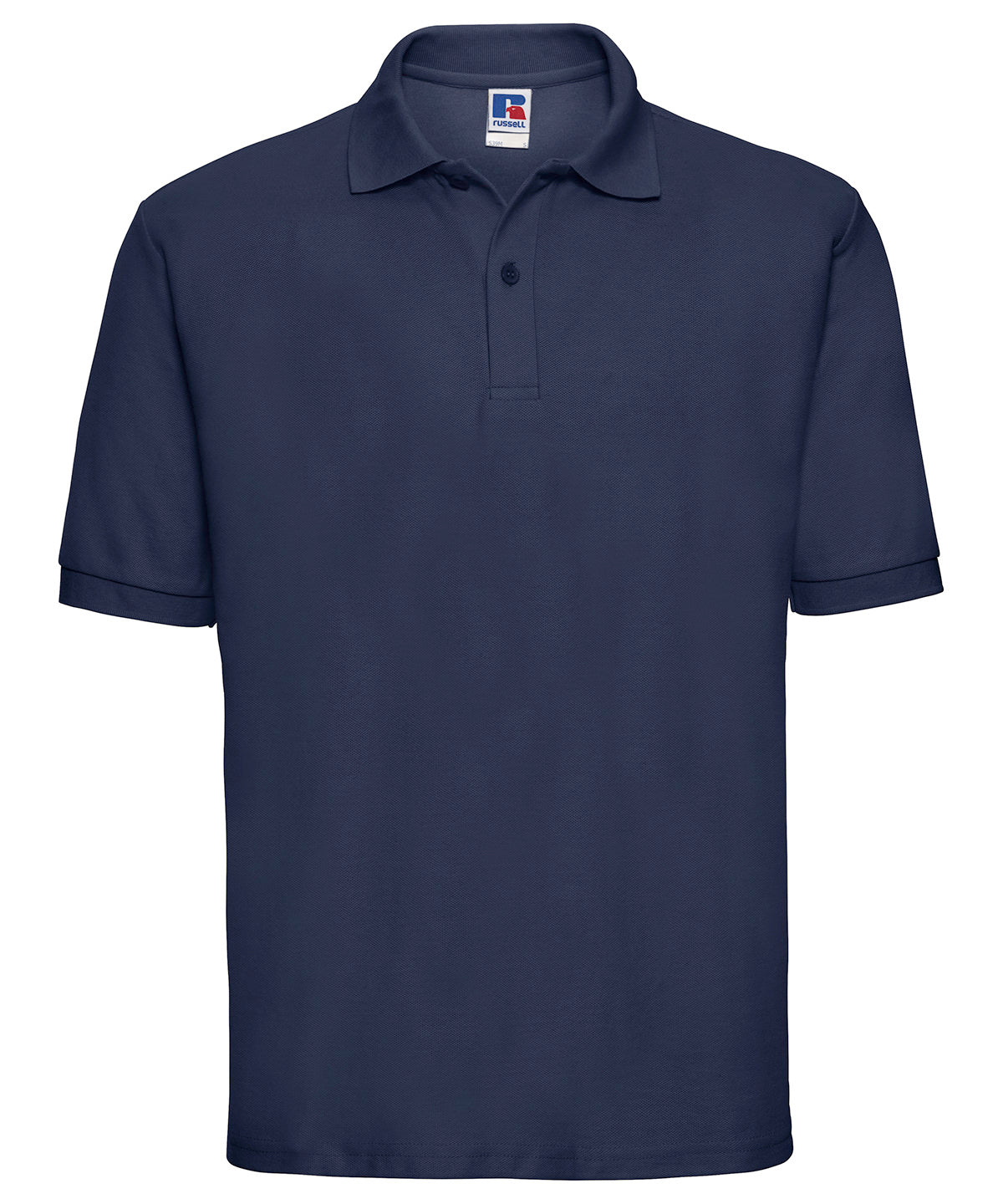Polo clsico de polialgodn | Azul Marino Francs - Azul Francia Profundo