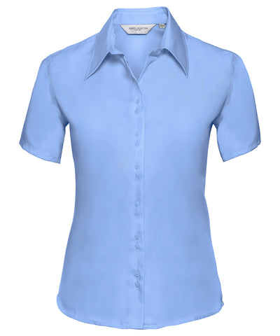 Camisa de manga corta para mujer definitiva sin plancha | Cielo Brillante