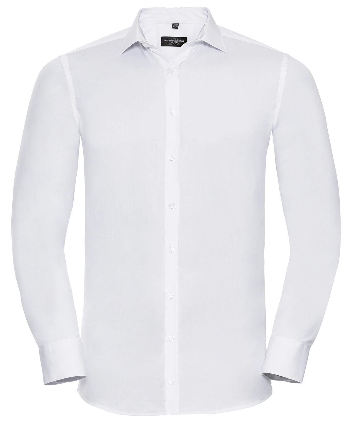 Camisa de manga larga de mxima elasticidad | Blanco